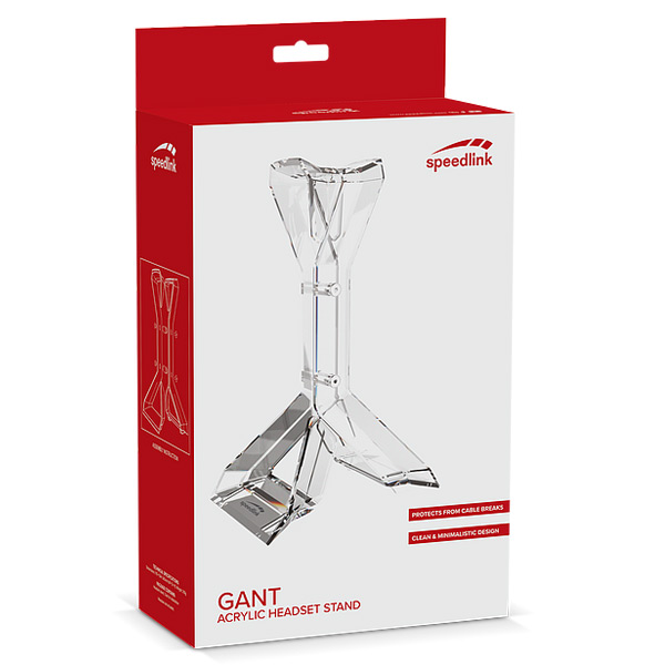 Speedlink Gant Acrylic Fejhallgató állvány, clear