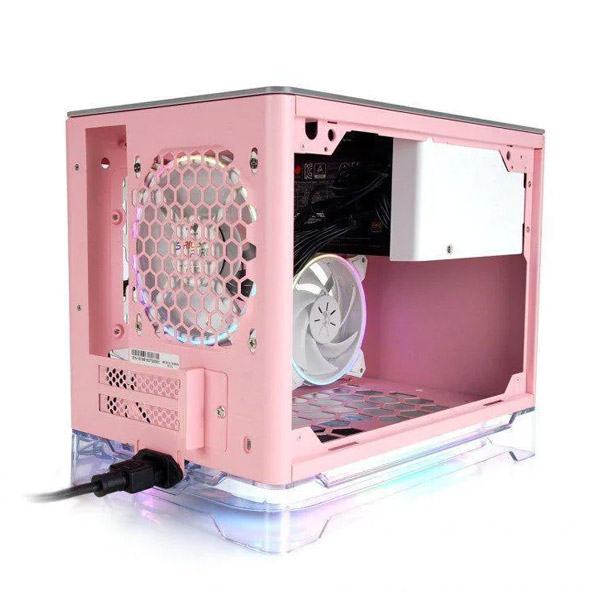 InWin Gaming Ház A1 PLUS ITX 650 W, rózsaszín InWin Gaming Ház A1 PLUS ITX 650 W, rózsaszín