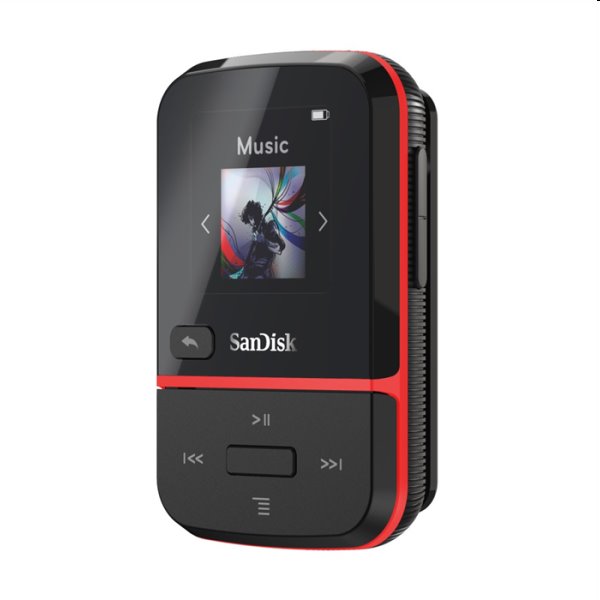 SanDisk MP3 Clip Sport Go 16 GB Lejátszó, piros