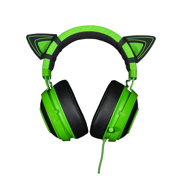 Razer Kitty Ears Kraken számára, zöld