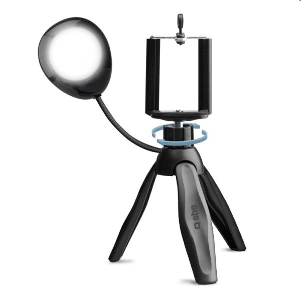 SBS Tripod állvány selfie lámpával