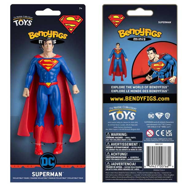 Figura Bendyfig Mini Super Man (DC)