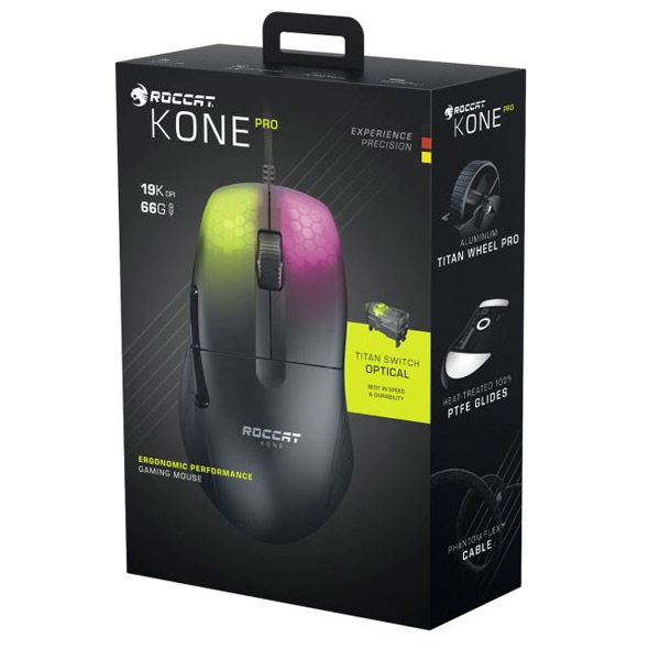 Roccat Kone Pro, Fekete Roccat Kone Pro, Fekete