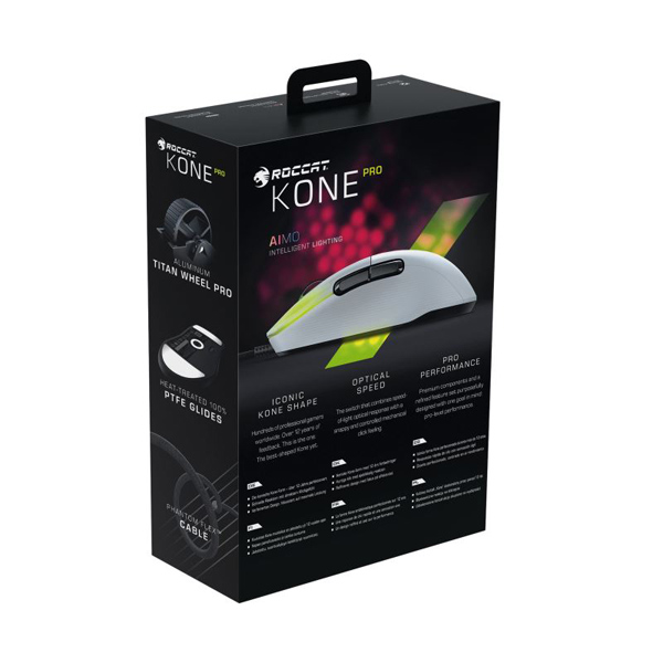 Roccat Kone Pro, fehér Roccat Kone Pro, fehér