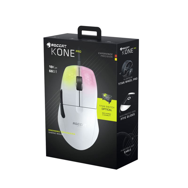 Roccat Kone Pro, fehér Roccat Kone Pro, fehér