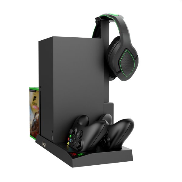 iPega XBX013 Dokolló állomás Xbox Series X számára, Vezeték nélküli kontroller és fejbeszélő