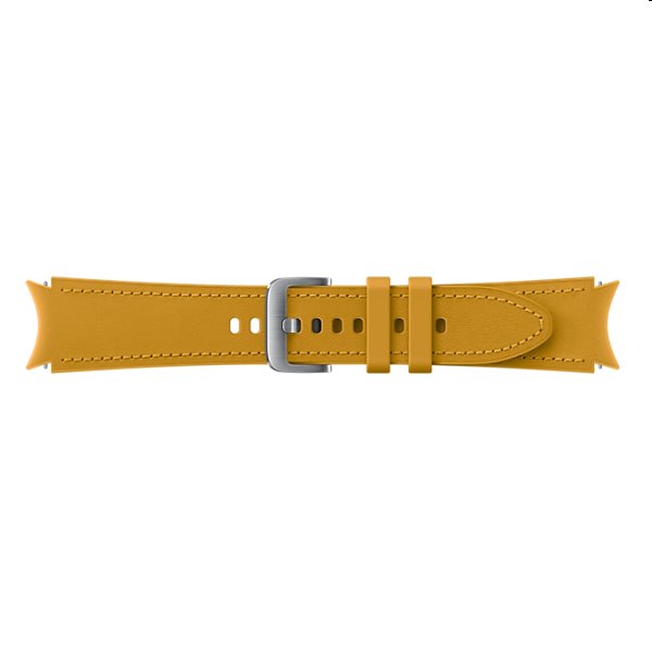 Tartalék hibrid bőr óraszíj  Samsung Galaxy Watch4 (méret M/L), mustard