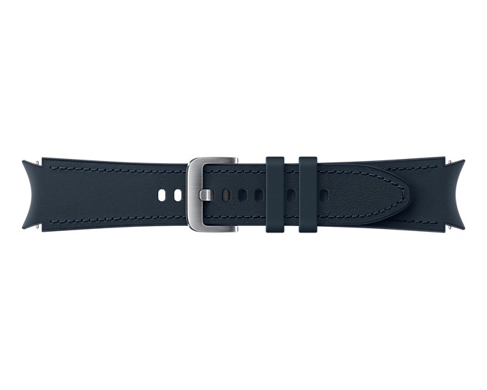 Tartalék hibrid bőr óraszíj  Samsung Galaxy Watch4 (méret M/L), navy