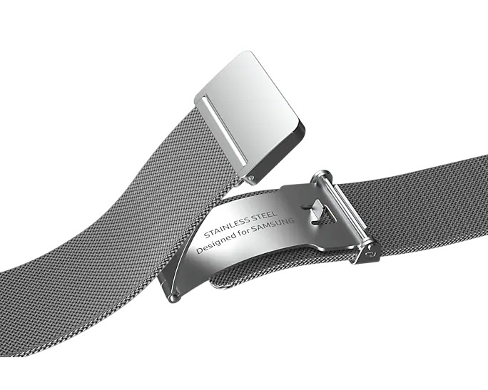 Tartalék fém óraszíj Samsung Galaxy Watch4 (méret M/L), silver