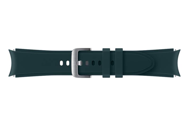 Tartalék sportos óraszíj bordázott  Samsung Galaxy Watch4 számára (méret S/M), zöld