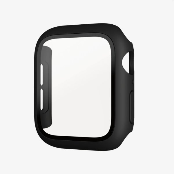 Temperált védőüveg tokkal PanzerGlass for Apple Watch SE/6/5/4 44 mm, Fekete