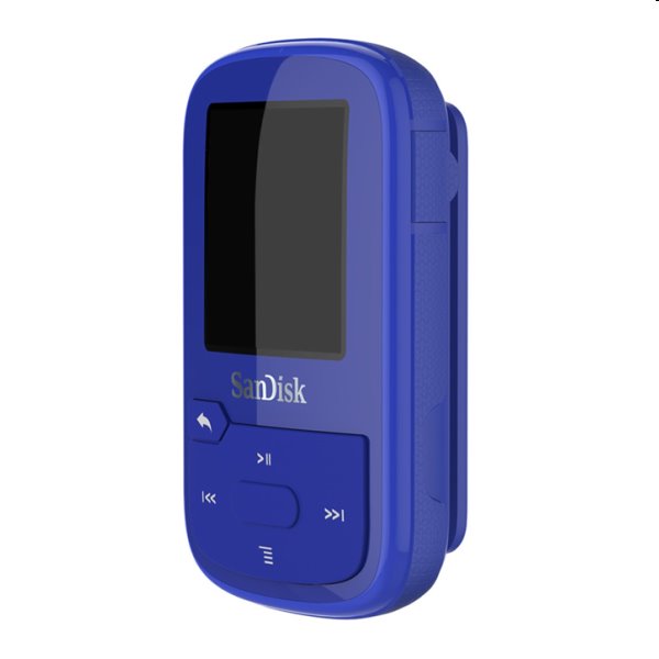 Lejátszó SanDisk MP3 Clip Sport Plus 32 GB, kék