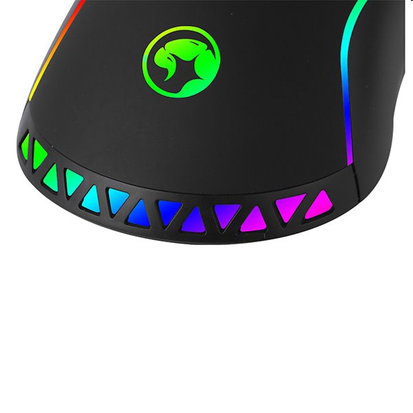 Marvo Egér M359, 3200DPI, optika, 7 gomb, vezetékes USB, fekete, gamer Marvo Egér M359, 3200DPI, optika, 7 gomb, vezetékes USB, fekete, gamer
