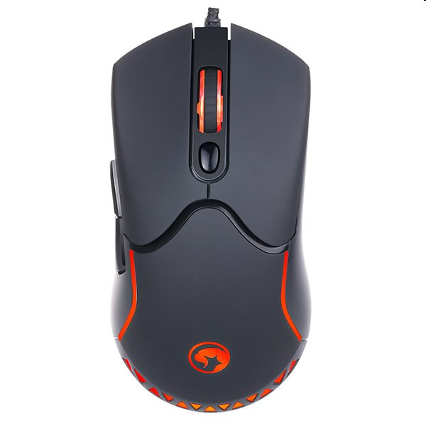 Marvo Egér M359, 3200DPI, optika, 7 gomb, vezetékes USB, fekete, gamer Marvo Egér M359, 3200DPI, optika, 7 gomb, vezetékes USB, fekete, gamer