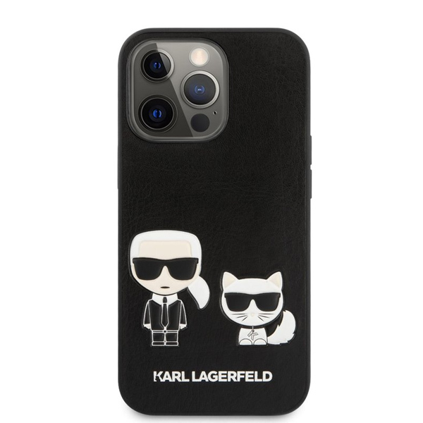 Tok Karl Lagerfeld and ChoupettePU Leather for iPhone 13 Pro, black