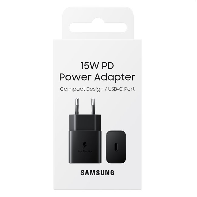 Gyorstöltő Samsung 15W kábel nélkül, Fekete