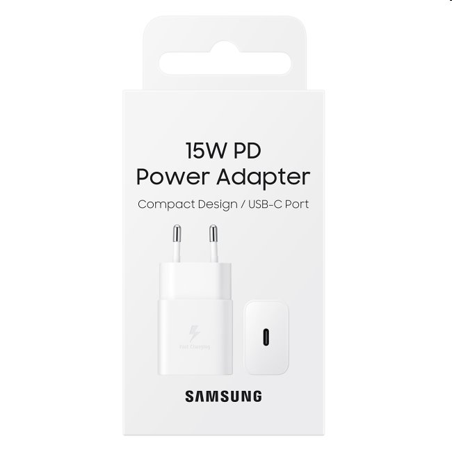 Gyorstöltő Samsung 15W kábel nélkül, fehér