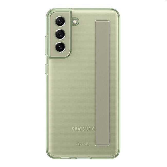 Tok Clear Strap Cover for Samsung Galaxy S21 FE 5G, olive