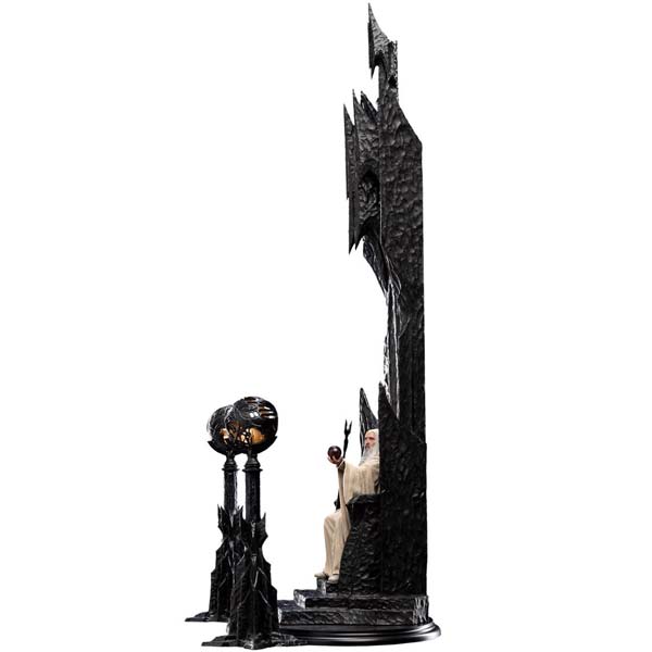Szobor Saruman The White on Throne (Lord of The Rings) Limitált Kiadás Szobor Saruman The White on Throne (Lord of The Rings) Limitált Kiadás