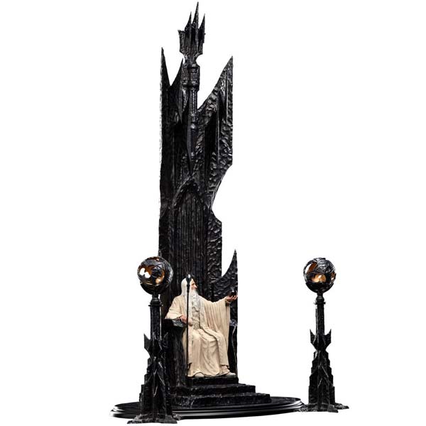 Szobor Saruman The White on Throne (Lord of The Rings) Limitált Kiadás