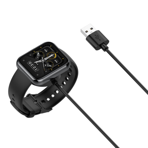 Tactical USB töltőkábel for Realme Watch 2 a Watch 2 Pro, fekete