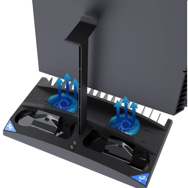 Dokkoló állomás iPega P4009 PlayStation 4 számára, Dualshock és Fejhallgató