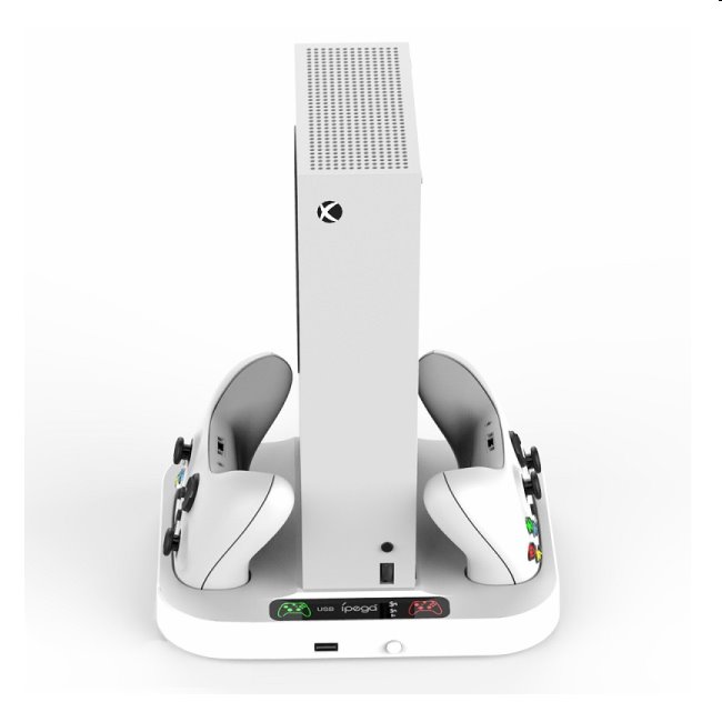 iPega dokkoló állomás Xbox Series S és Vezeték nélküli kontroller számára + tölthető akkumulátorok