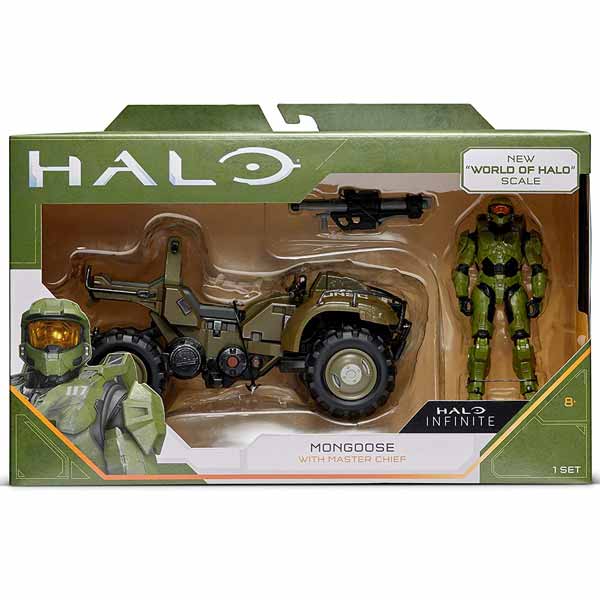 Figura Mongoose Vehicle With Master Chief (Halo)
