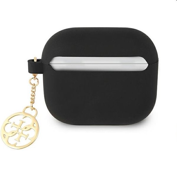 GUESS szilikon tok for Apple AirPods 3 (GUA3LSC4EK), fekete GUESS szilikon tok for Apple AirPods 3 (GUA3LSC4EK), fekete