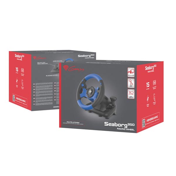 Genesis Seaborg 350 kormány PC, PS4, X1, NSW számára Genesis Seaborg 350 kormány PC, PS4, X1, NSW számára