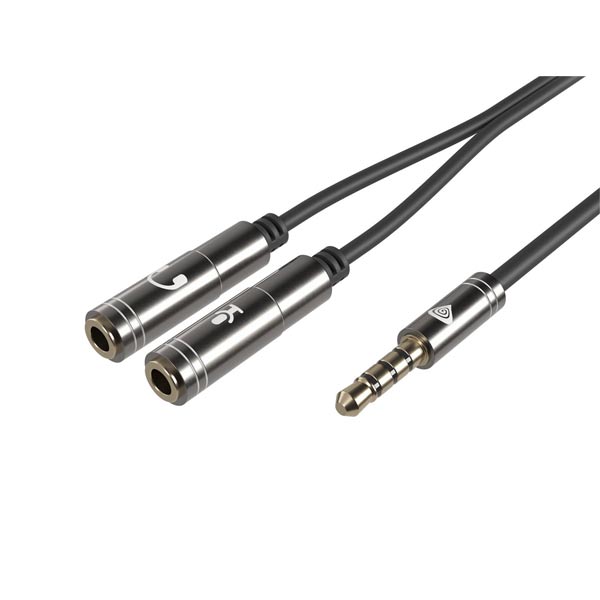 Genesis Thul 200 Prémium 4-PIN fülhallgató adapter Genesis Thul 200 Prémium 4-PIN fülhallgató adapter