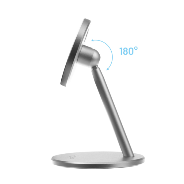 FIXED MagFrame Alumínium állvány Magsafe töltőhöz, ezüst FIXED MagFrame Alumínium állvány Magsafe töltőhöz, ezüst
