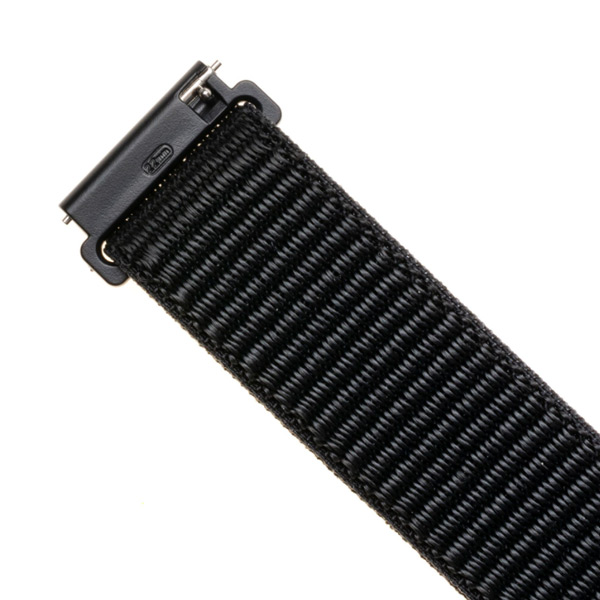 FIXED Nylon szíj Smart Watch 20 mm számára, fekete