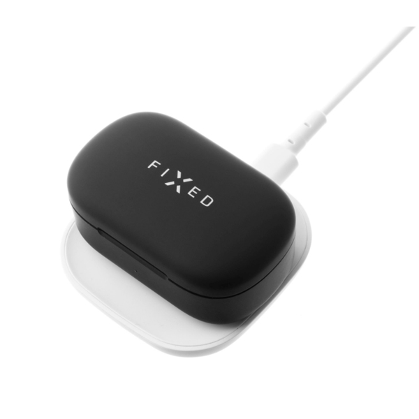 FIXED PodsPad Vezeték nélküli töltő for TWS, 5 W, fehér FIXED PodsPad Vezeték nélküli töltő for TWS, 5 W, fehér