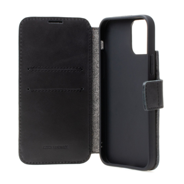 FIXED ProFit Naptártok for Apple iPhone 13 Pro, fekete FIXED ProFit Naptártok for Apple iPhone 13 Pro, fekete