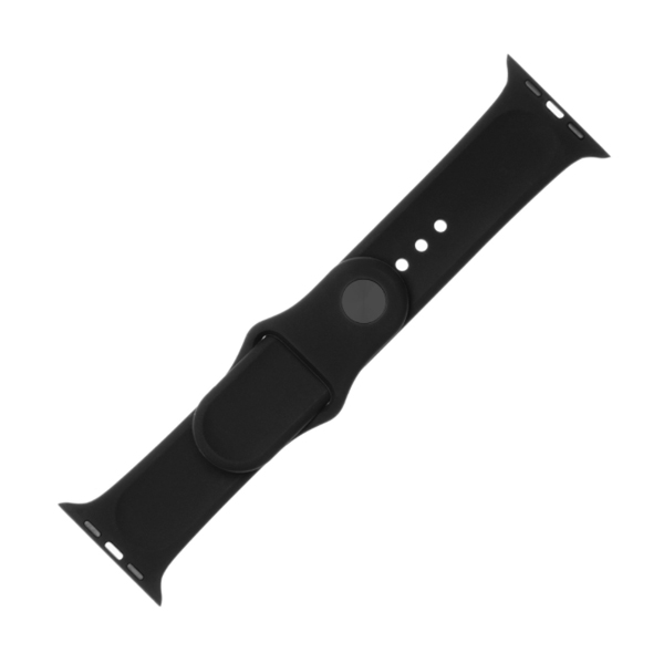 FIXED Szilikonszíj készlet for Apple Watch 38/40/41 mm, fekete