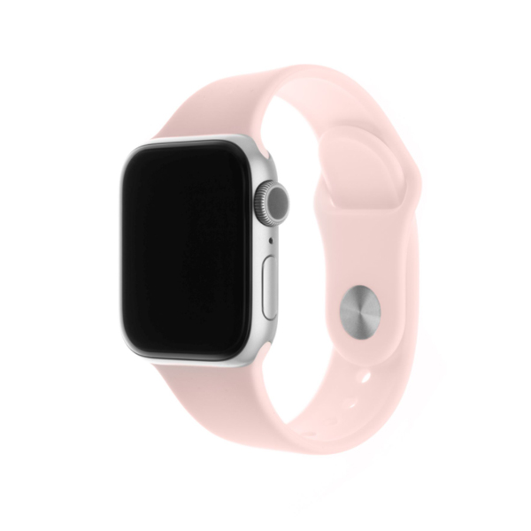 FIXED Szilikonszíj készlet for Apple Watch 42/44/45 mm, rózsaszín