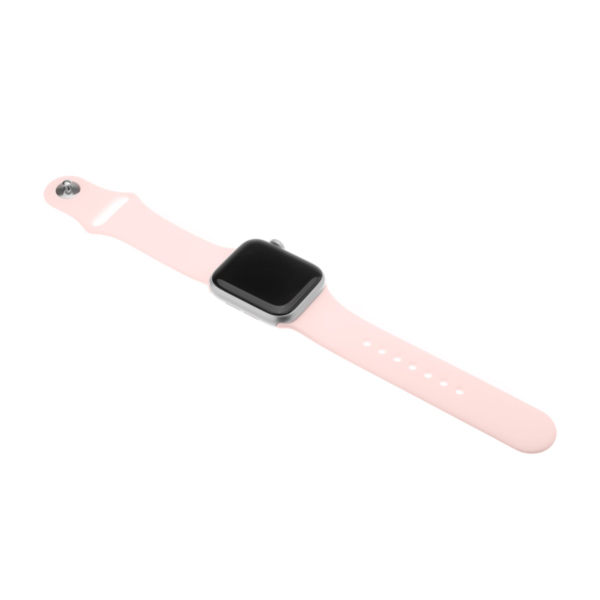 FIXED Szilikonszíj készlet for Apple Watch 42/44/45 mm, rózsaszín