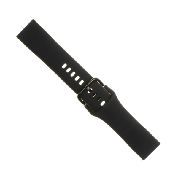 FIXED Szilikon szíj Strap 22 mm szélességgel for smartwatch, fekete