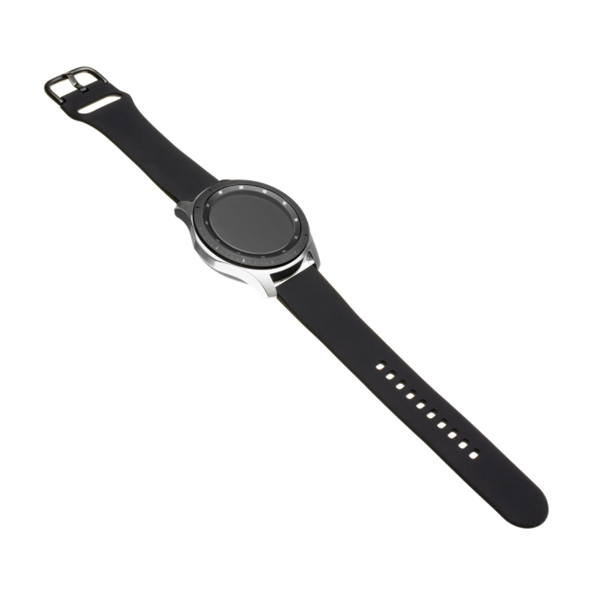 FIXED Szilikon szíj Strap 22 mm szélességgel for smartwatch, fekete