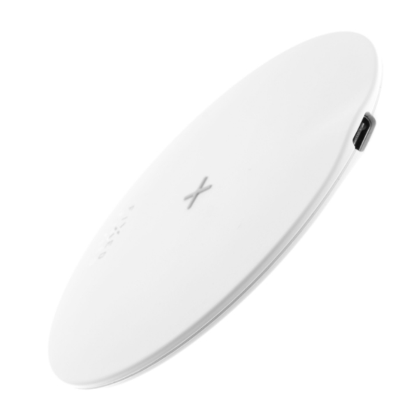 FIXED SlimPad Pad a telefon vezeték nélküli gyors töltéséhez, 15 W, Fehér