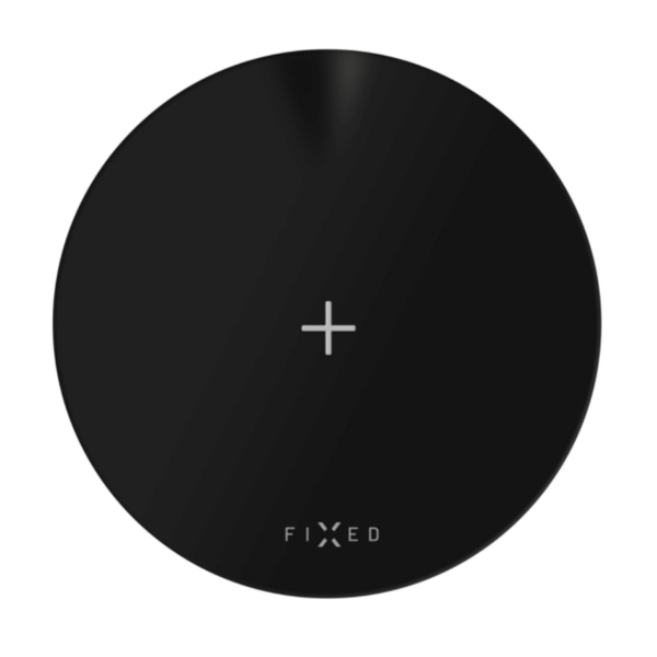 FIXED SlimPad Pad a telefon vezeték nélküli gyors töltéséhez, 15 W, fekete