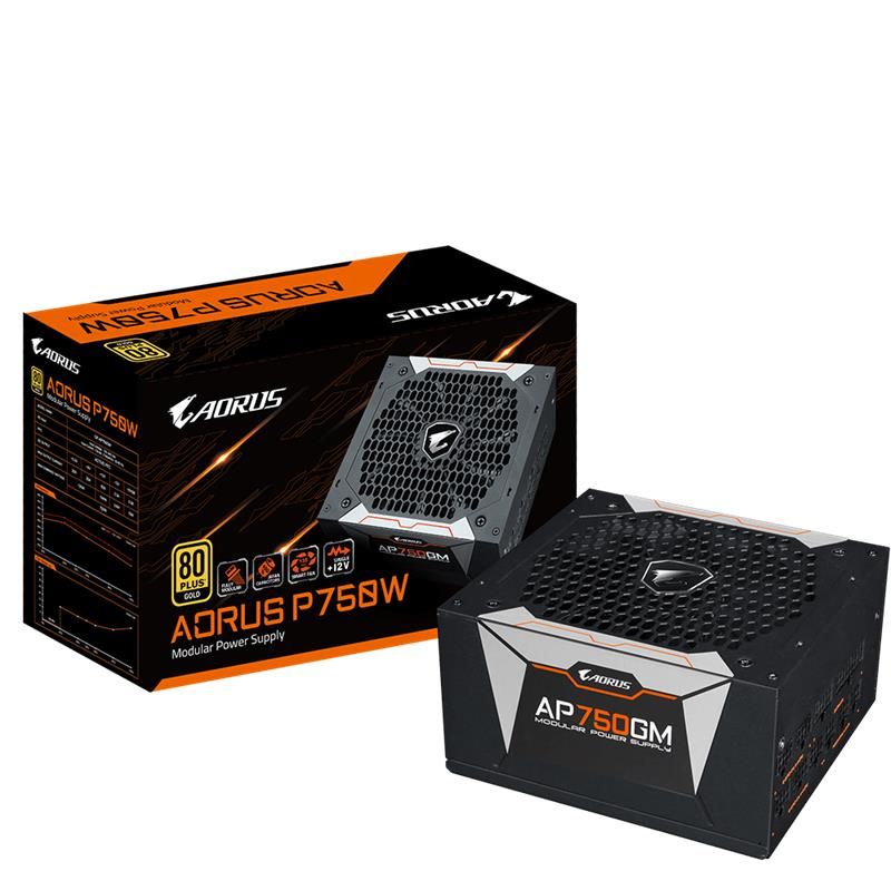 Gigabyte AORUS P750GM 750W 80+ Gold Modular Gigabyte AORUS P750GM 750W 80+ Gold Modular