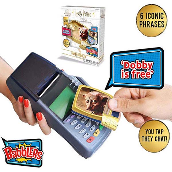 Harry Potter clip kártya DOBBY hangjával Harry Potter clip kártya DOBBY hangjával