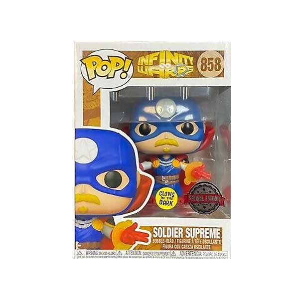 POP! Infinity Warps Soldier Supreme (Marvel) Special Edition (Glows in The Dark)