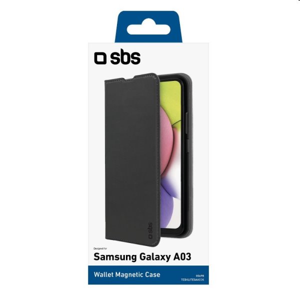 Tok SBS Book Wallet Lite for Samsung Galaxy A03, fekete