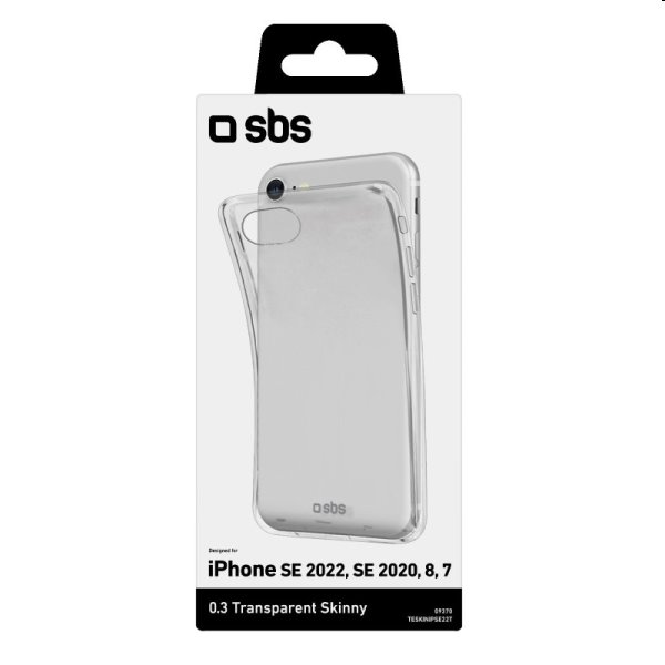 SBS tok Skinny for Apple iPhone SE 2022/SE 2020/8/7, transparent