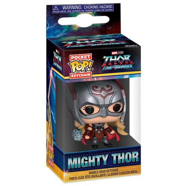Funko POP! Kulcstartó Thor Love and Thunder Mighty Thor (Marvel)