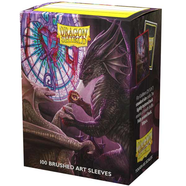 Védőtokok kártyákhoz Dragon Shield Brushed Valentine Dragons Art (100 db)
