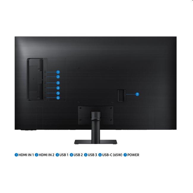 Samsung Okos Monitor M7 (2022), 43" UHD, fehér